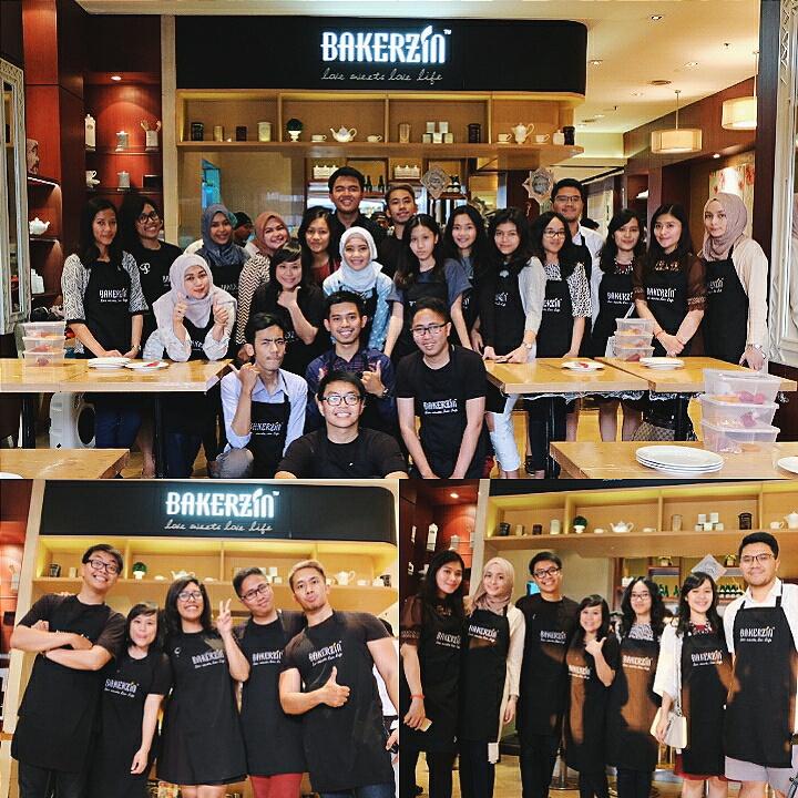 Cooking class bersama <a href="/duniakulinerbdg/">Dunia Kuliner Bdg</a>, <a href="/makanpakereceh/">Makan Pake Receh</a> dan @Foodjournal_bdg di Bakerzin. Happy moment! ;)