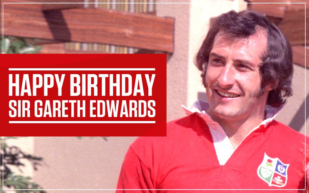 One of the greatest rugby players of all time and Wales\ youngest ever captain, Happy Birthday to Sir Gareth Edwards 