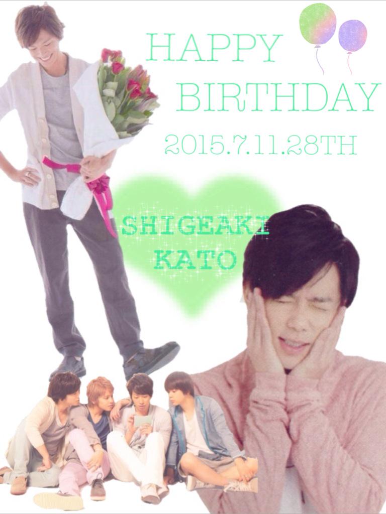   ____sh308: HAPPY BIRTHDAY  SHIGEAKI KATO 28                                   *.    1    