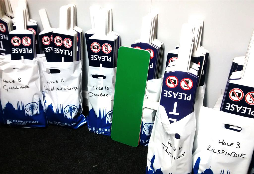 Thanks to all the clubs who have volunteered at <a href="/GullaneGolfClub/">Gullane Golf Club</a>  and controlled the holes at the @AAMScottishOpen