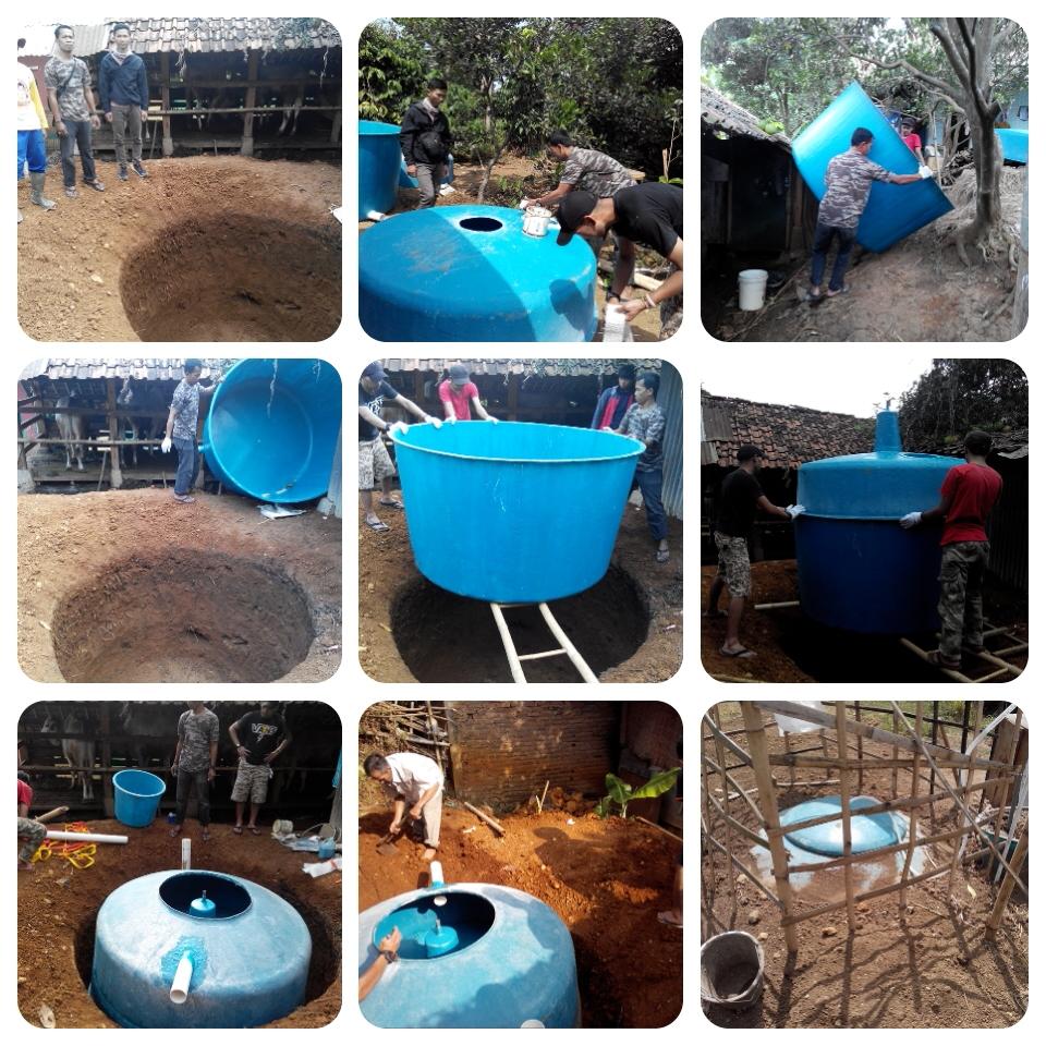 dandibudiman's tweet photo. Instalasi reaktor Biogas di ds cipulus, bantuan @biofarmaID @1000sepatu @infobandung @KESDM #biogas energi terbarukan http://t.co/R6kab14lgS