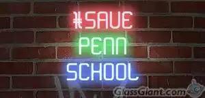 CrazyComputer's tweet photo. Stylish signs for #SavePennSchool http://t.co/38lNzG5rPs