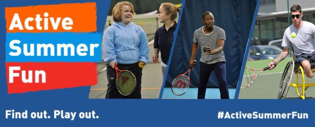 #Wimbledon may be nearly over but there is lots more #ActiveSummerFun with <a href="/TennisFndation/">Tennis Foundation</a>. Find out. Play out.