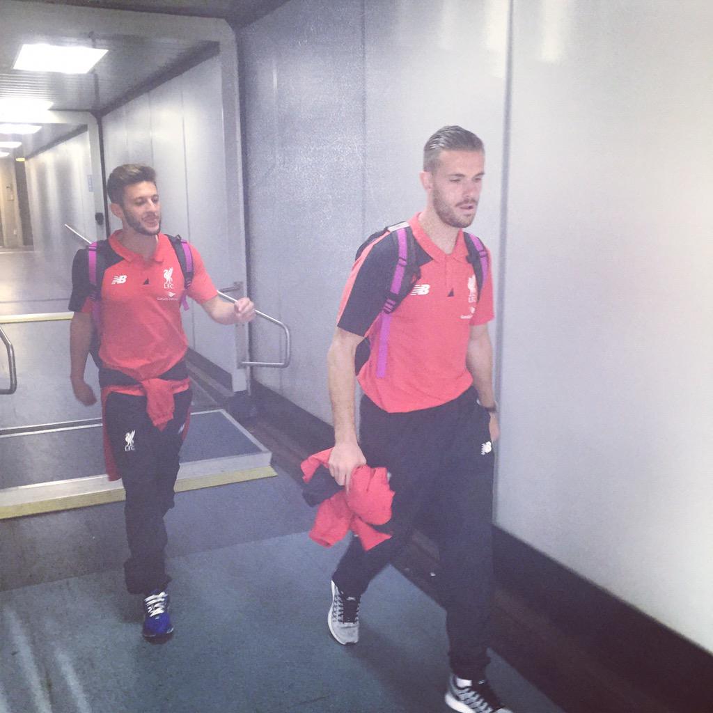 LFC's tweet image. PHOTOS: #LFC begin their pre-season tour 2015 and head to Bangkok, their first destination. #LFCTour