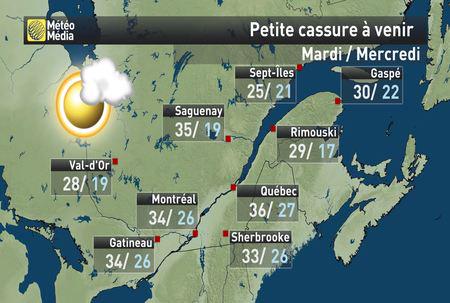 MelaGagne's tweet photo. Encore un #humidex élevé pour 3 jours! Toute une différence mercredi surtout au #Saguenay #mm #meteoqc http://t.co/VIijvc1zWD