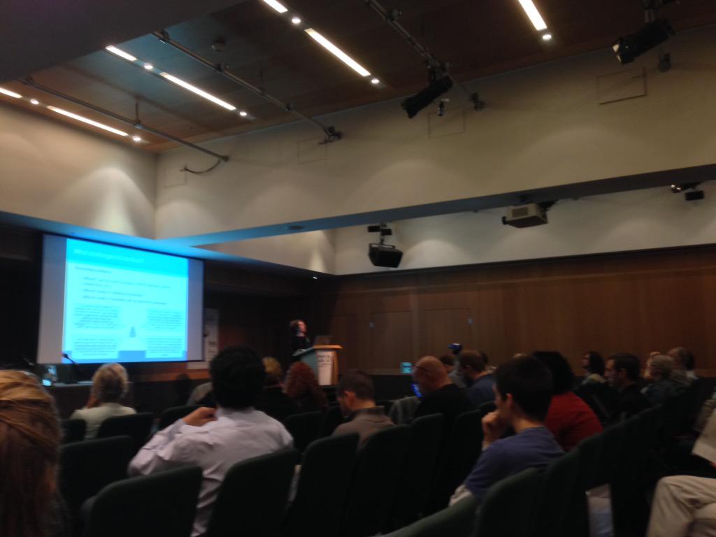 Wow! Full house at WK01 about sharing bioinformatics training best practices. Organized by .<a href="/mygobletorg/">GOBLET</a> #ISMB15