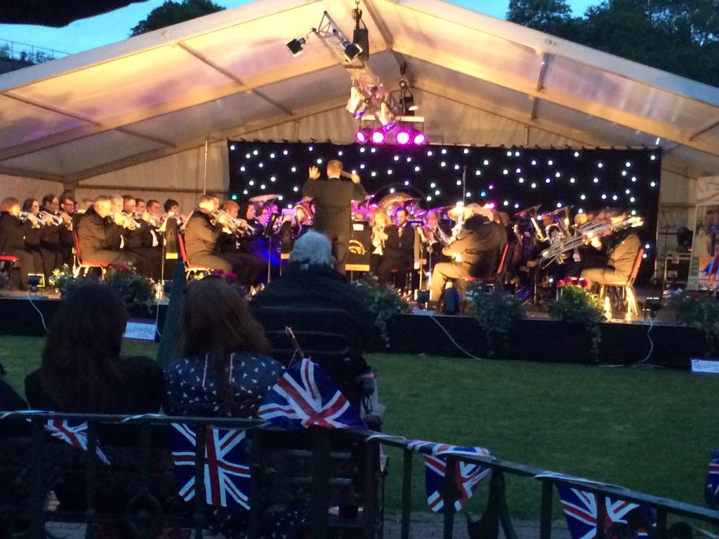 JackfieldBand &amp; @JLR_Band <a href="/IronbridgeBrass/">IronbridgeBrassFest</a> for <a href="/severnhospice/">Severn Hospice</a> March from the Pines of Rome.#Topstuff