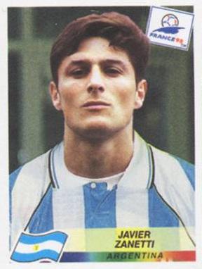 97 Javier Zanetti Argentina No Panini Road to the World Cup 2002 