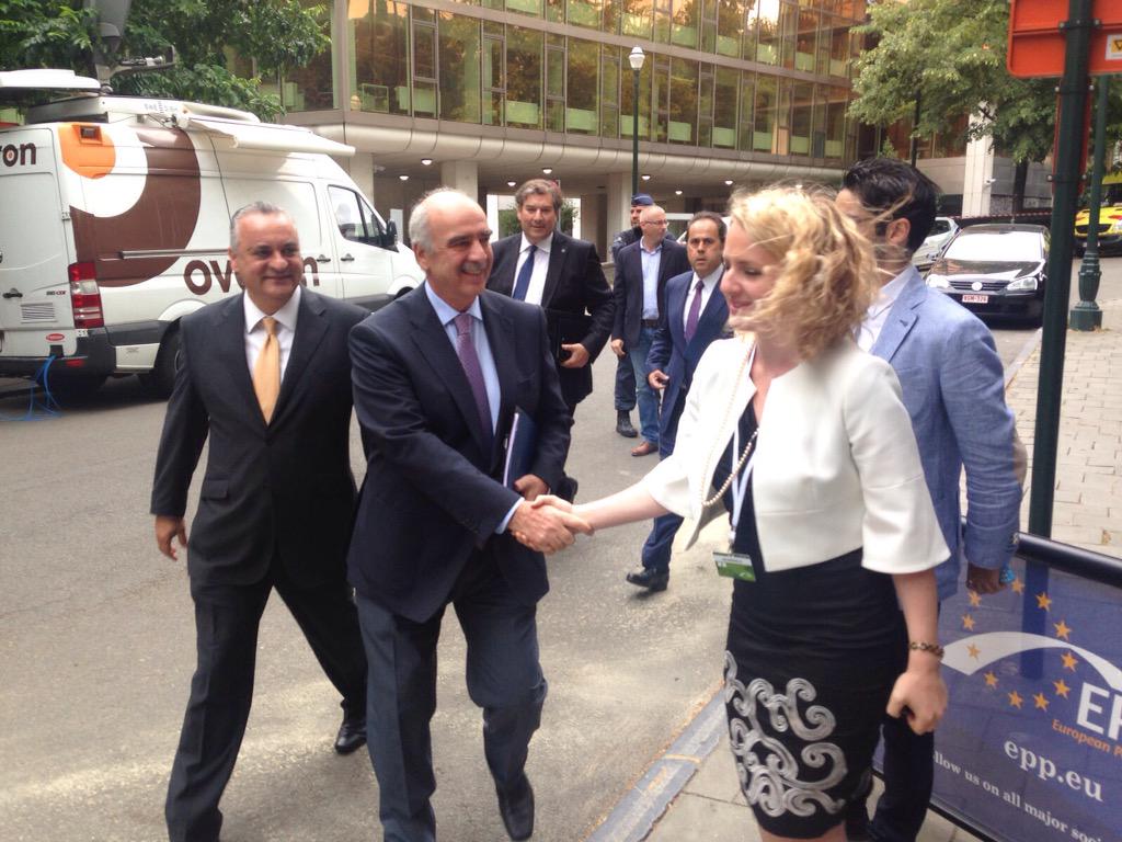 Евагелос Маймаракис в Брюксел Евагелос Маймаракис в Брюксел