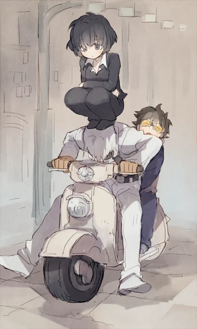 ヘルメット忘れた 
