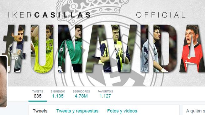 #UnaVida Así resume @CasillasWorld en su twitter oficial sus 25 años en el <a href="/realmadrid/">Real Madrid C.F.</a> mdia.st/1eSuy2g