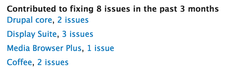 yannickoo's tweet image. A nice new drupal.org feature on user profiles #drupalorg