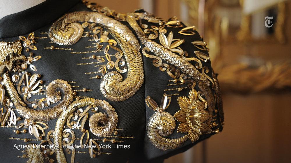 NYTFashion's tweet photo. “It’s a very big challenge." Meet Schiaparelli's new design director. http://t.co/hMIlqH3BpD http://t.co/bREMIFrHLu