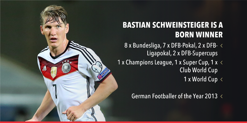 dreamteamfc's tweet photo. Here's why Manchester United are signing Bastian Schweinsteiger. http://t.co/inrrGeuB6z