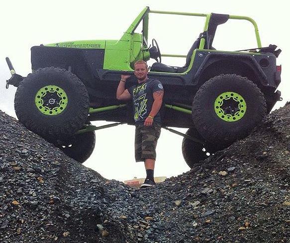 Good Morning Hopper, just getting the adrenaline going #JeepMafia #MeanGreenMachines