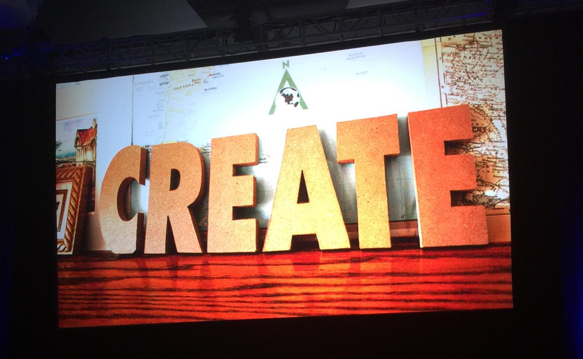 sjgorman's tweet photo. The world is my audience project by the incredibly amazing @theipodteacher #twima2 #ade2015 http://t.co/VspnlGrHHI