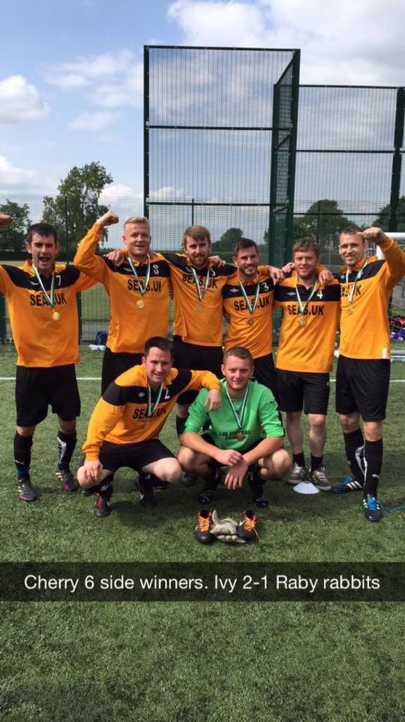 ivytavernfc's tweet photo. Cherry Willingham 6 a-side winners @C_W_C_S - @joemackie17 @luketheimp @JohnRobbo9 @godcann @LiamBarkercfc http://t.co/FZdLA31Q2z