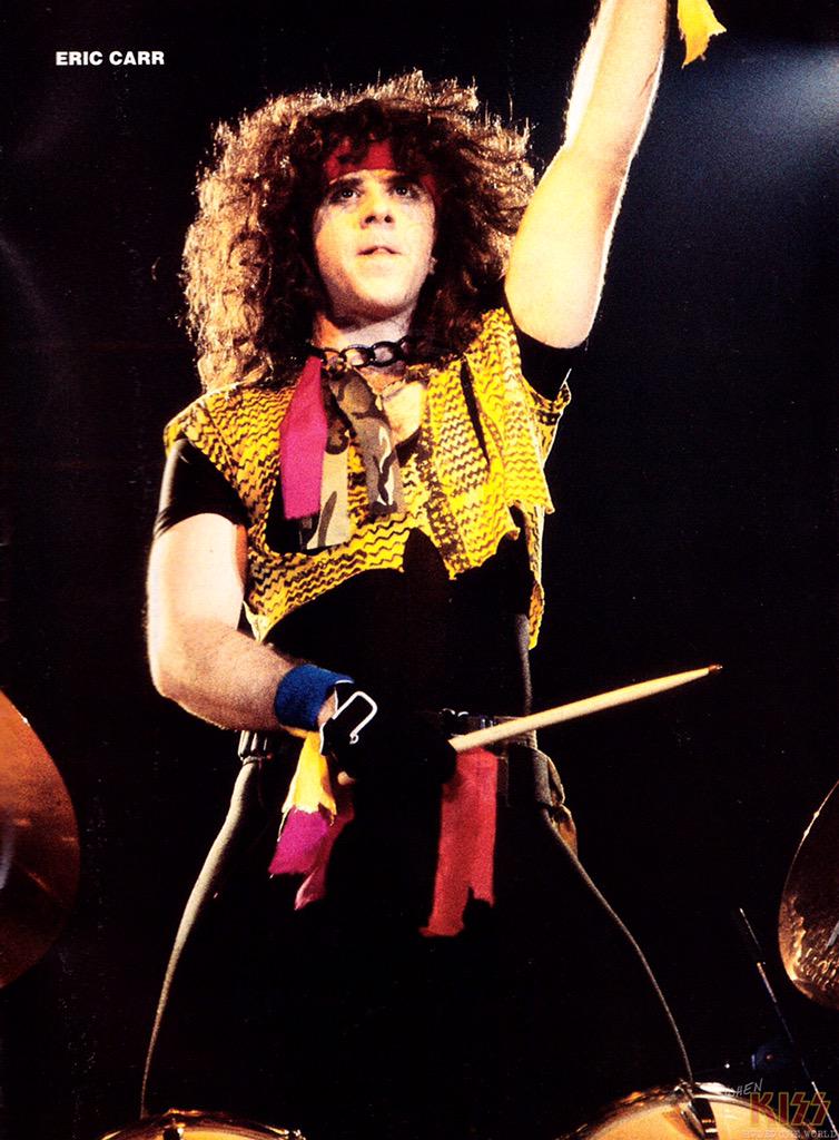 Happy birthday to former Kiss drummer Eric Carr! 
R.I.P. 