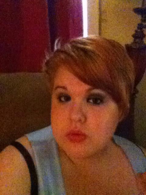 This is my new hair :) shaved most of it off thank you hair styles who is my aunt for doing my hair ;)