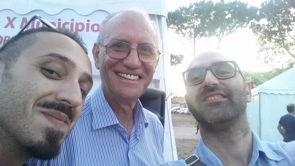 Gente che si incontra a Roma e ti cambia la giornata #peppinolavorato <a href="/pasqualegrosso2/">pasquale grosso</a>