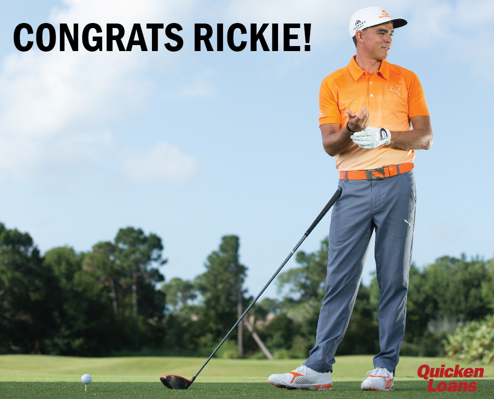 QuickenLoans's tweet photo. Rickie Fowler wins the #ScottishOpen! Congratulations, Rickie! http://t.co/lyae7mrPBZ