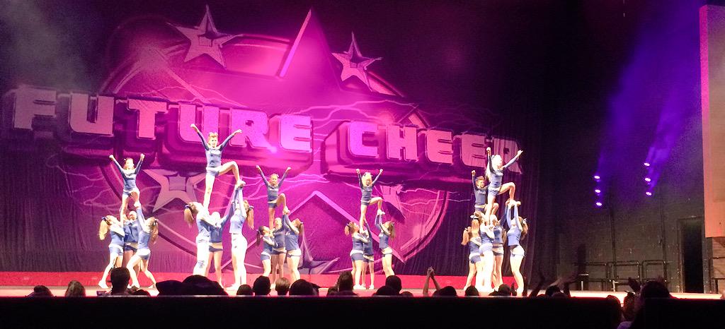FutureCheer's tweet photo. Nemesis are killing it!! Make it bounce!! @vista_twisters #FCbythebeach2015 http://t.co/dBv3NBIWZG