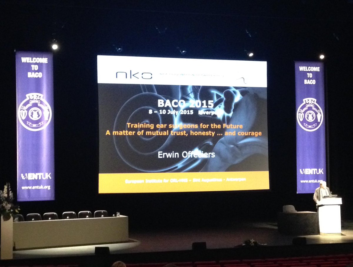 ClesiaMendescom's tweet photo. Professor Erwin Offeciers's inspirational talk for ENTUK in Liverpool #BACO2015
How does it get any better than this? http://t.co/9D8TT23qL6