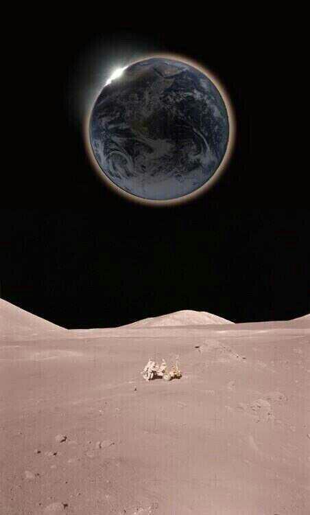 _Paisajes_'s tweet photo. Imagen de La Tierra desde La Luna, tomada por
La Nasa. Simplemente Espectacular http://t.co/JCUqxmkr0y
