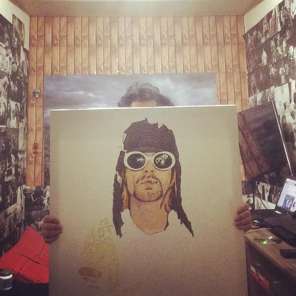 llRamonll's tweet photo. Finalize this work, overcast day brings me inspiration. @Nirvana @KristNovoselic @alka_seltzer666 @Courtney @subpop http://t.co/SEqyeMdRMM