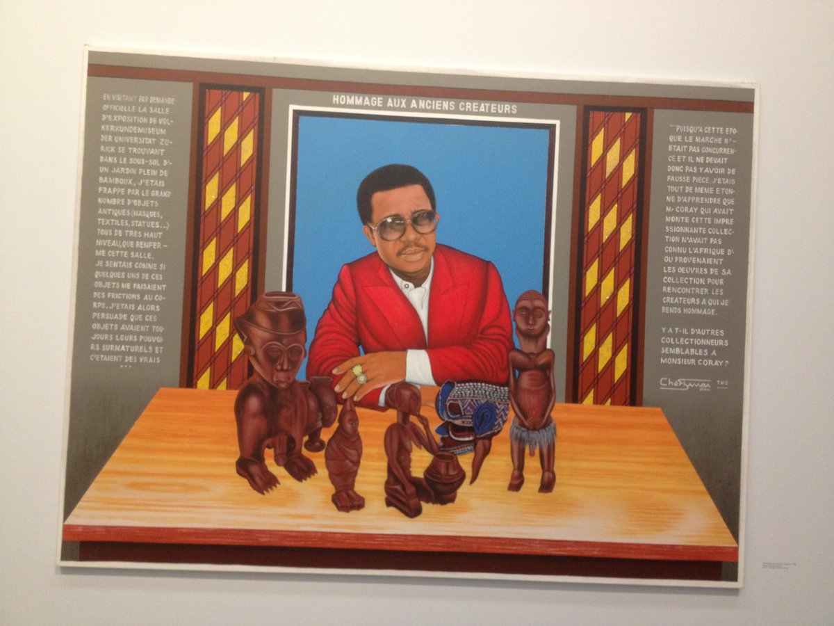 rose_tande's tweet image. Belles oeuvres de Sherif Samba #BeauteCongo #FondationCartier... Merci à @ECAS2015...