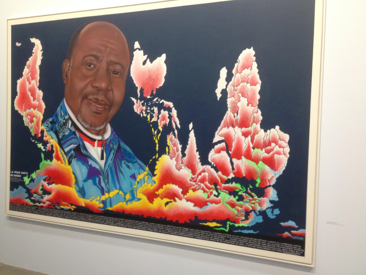 rose_tande's tweet image. Belles oeuvres de Sherif Samba #BeauteCongo #FondationCartier... Merci à @ECAS2015...