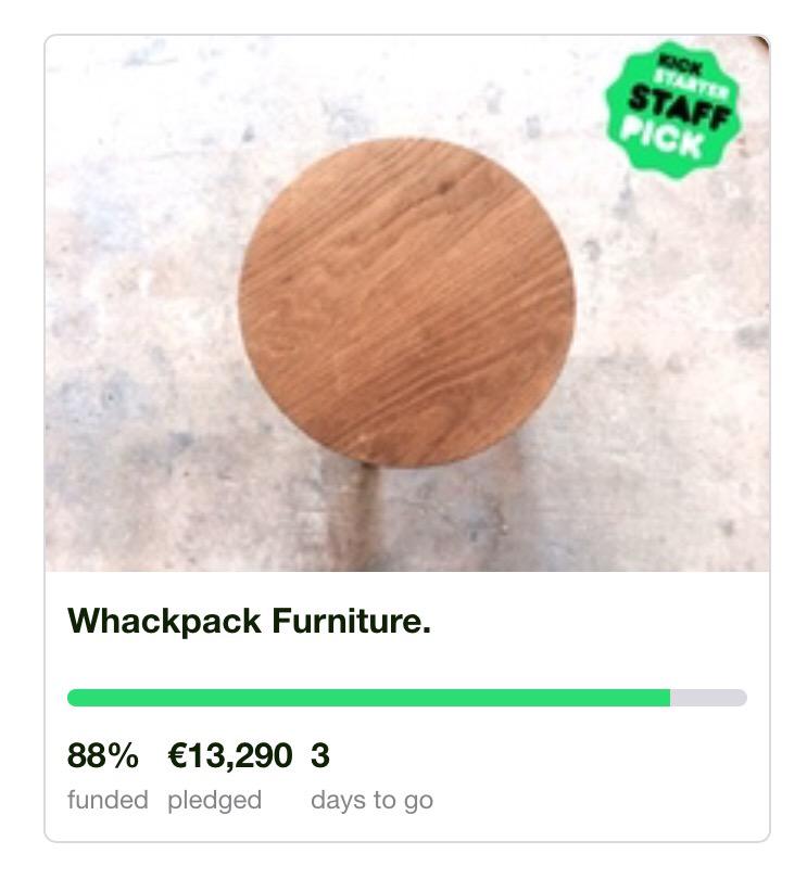 whackpackandco's tweet image. Nearly there. Please do take 2minutes #kickstarter #crafttech #craft #join #today 

kickstarter.com/projects/11994…