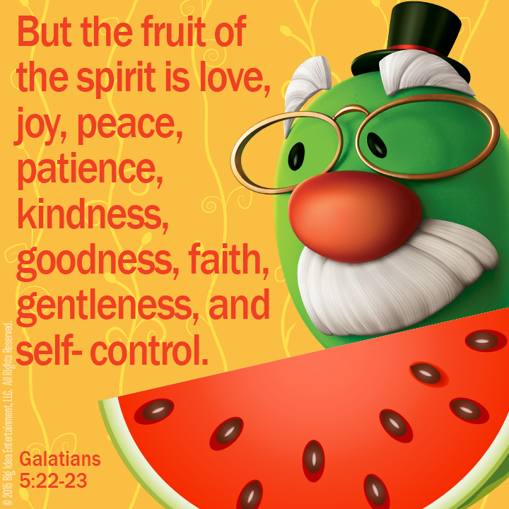 VeggieTales's tweet photo. Let’s ask God to provide us with a kind spirit and to let His love flow to others through our actions. #VeggieTales http://t.co/Uv5BEAUnYI