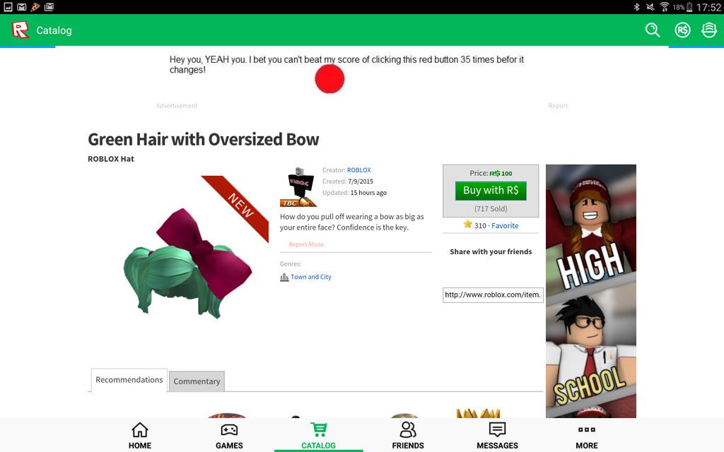 Roblox News Robloxnewsorgin Twitter - green bow roblox free roblox hair