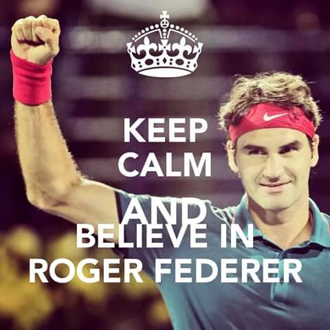 Ahsanmalik001's tweet photo. Keep calm and believe in @rogerfederer !!

#WimbledonFinal http://t.co/1Vgx5UCNNT