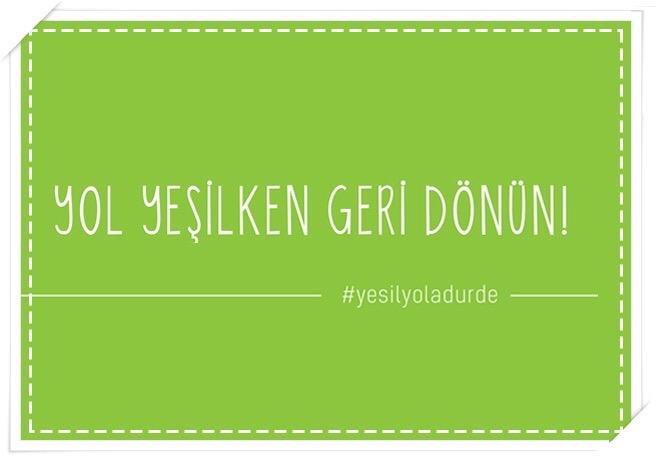 yasarkadirbas's tweet image. Yol yeşilken geri dönün! #YesilYolaDurDe