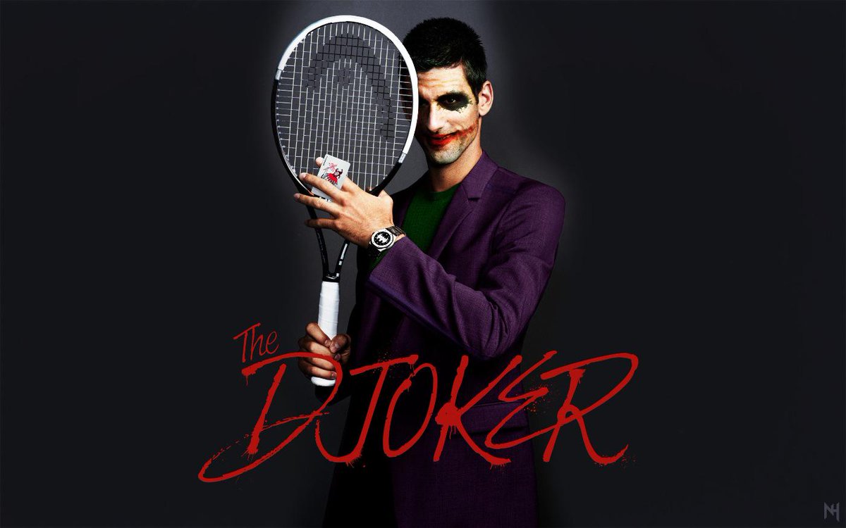 DiwaCDoc's tweet photo. Ha Ha Ha !!
Djoke's on you Feddy
#WimbledonFinal #Djokovic #BatmanvSuperman http://t.co/hasNB8WvZB
