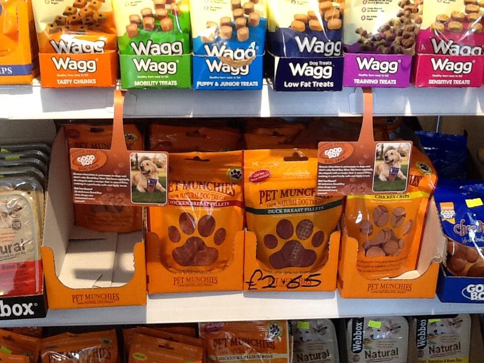 Pet Stop in Tankerton have a great selection of pets favourite treats and toys, great for training and plenty of fun.