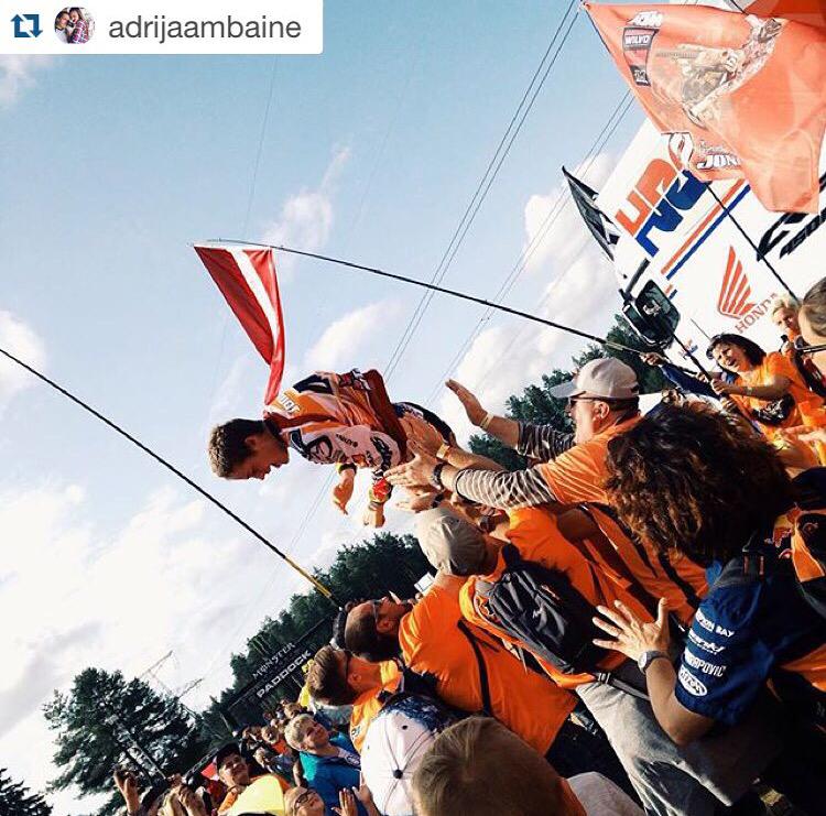 What a weekend.2nd place at home GP,cant describe how happy i'm!Fans were crazy. Thanks a lot to everyone #happyboy