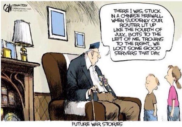 Future war stories.. #cyberfunny