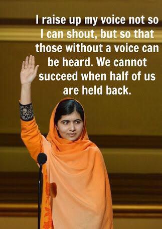 Happy 18th birthday, Malala Yousafzai. You are an amazing human.   