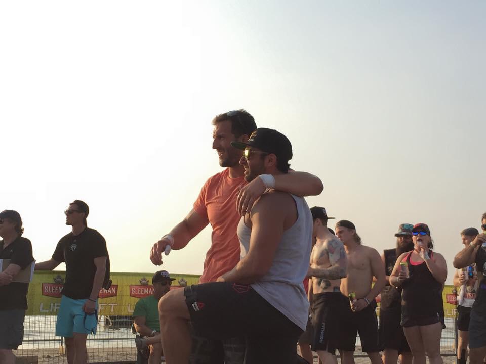 First podium finish. Couldn't have done it without this guy <a href="/ladsreza/">R.mash</a> <a href="/CrossFitNCR/">CrossFit NCR</a>