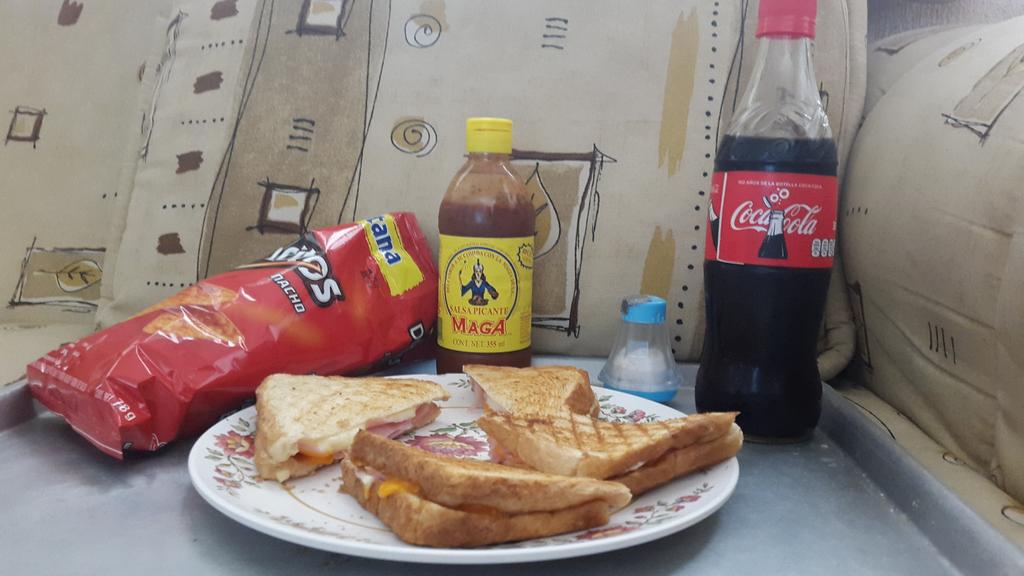 mj_cnj's tweet photo. Placeres en la vida #CocaColaFM #SalsaMaga #DoritosRojos #SandwichDeAmor amo a mi mami http://t.co/9m65qQXHR8
