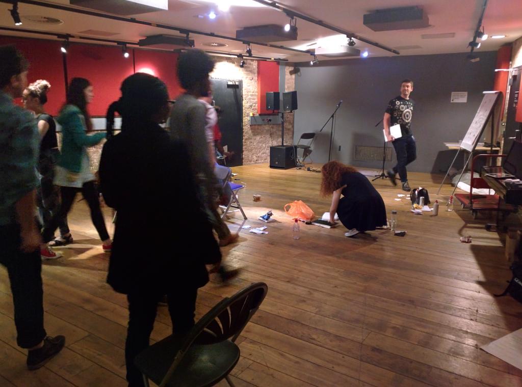 sparethepoets's tweet photo. Spare the Poets rehearsal and planning before Tuesday! Poetry in motion? @RoundhouseLDN. #Sparethepoets #STP #Cheesy http://t.co/QJhqxICo3m