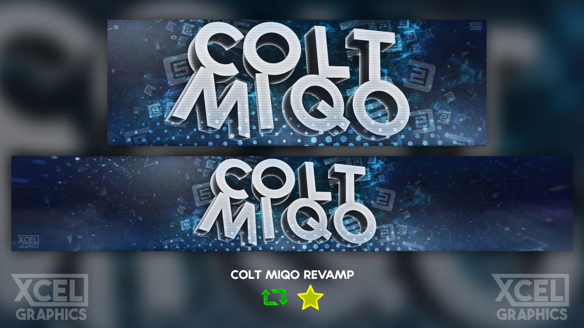 XCELGraphics's tweet image. Revamp for @MiqoGraphics, hope you like, RT's and FAV's appreciated.