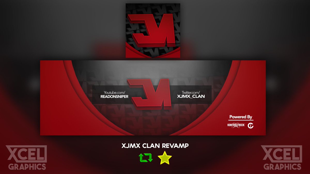 XCELGraphics's tweet image. Revamp for @xJMx_Clan, hope you like! RT's and FAV's appreciated.