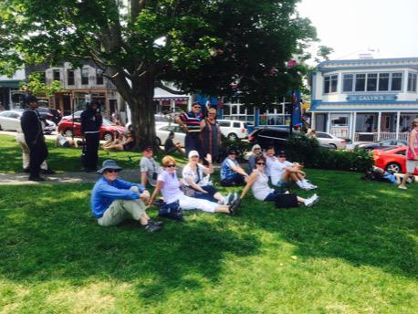 Howie_Insight's tweet photo. #Insightmoments @InsightVacation Relaxing before our Bar Harbor Cruise on Insight's Best of Eastern Canada &amp; USA http://t.co/M8LqDxIkrg