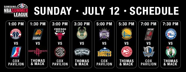 NBASummerLeague's tweet photo. It's Day 3 at the #NBASummer League in Vegas. What matchup are you looking forward to seeing? http://t.co/nSaIakq5i1 http://t.co/BDyVOaFPUx