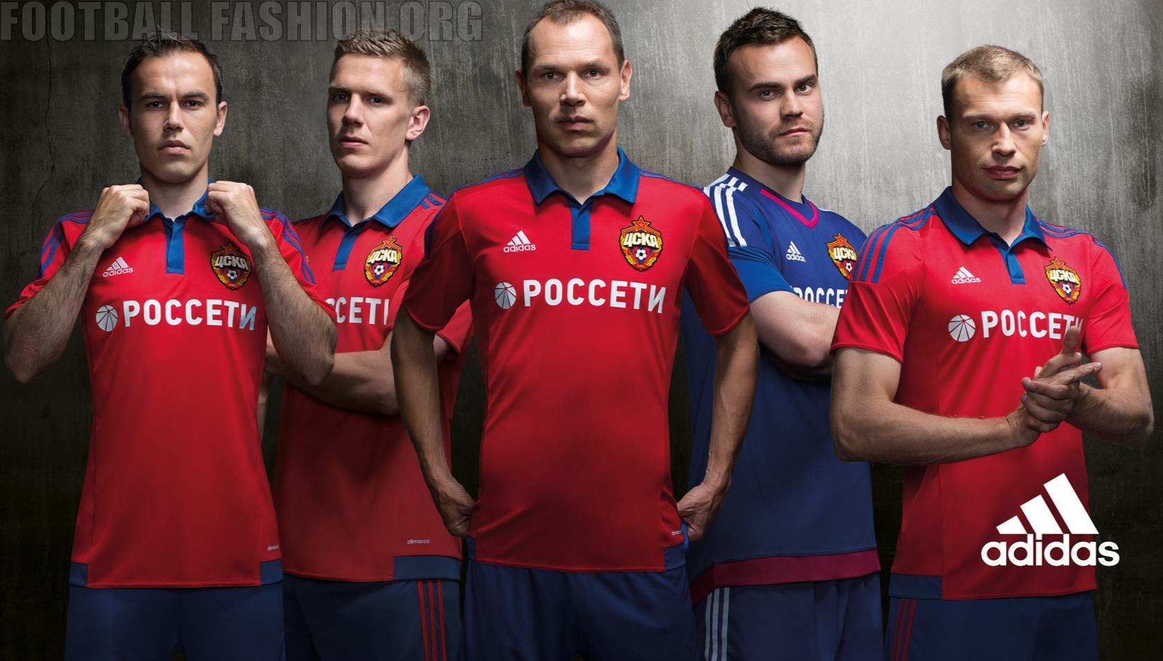 Football Fashion on X CSKA Moscow 2015 16 adidas Home and Away Kits http t rlggRORTcy adidas adidasRU http t BbHfBqXSjR X