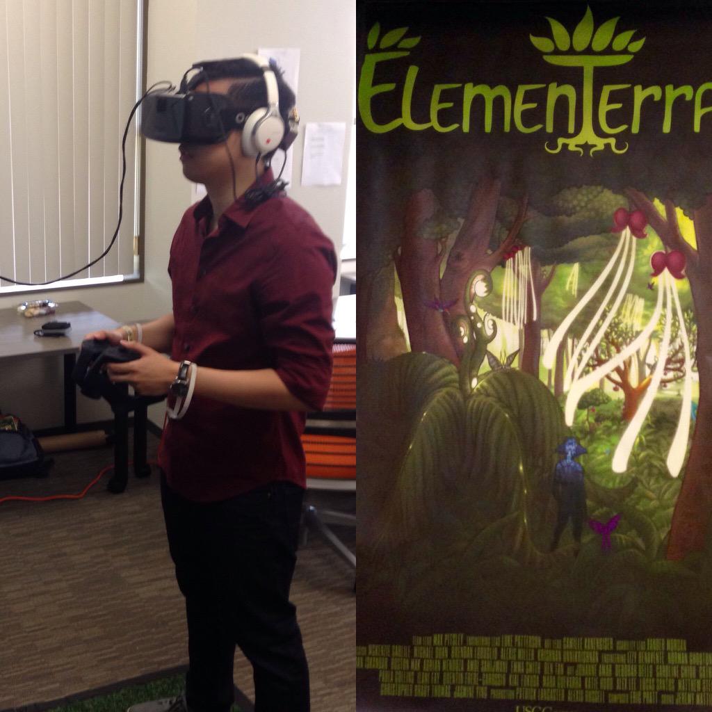 UCICove's tweet photo. One of the booths at #SocalVRCon, #ElemenTerra! Check them out at the #UCICove! http://t.co/zqNSW717nf